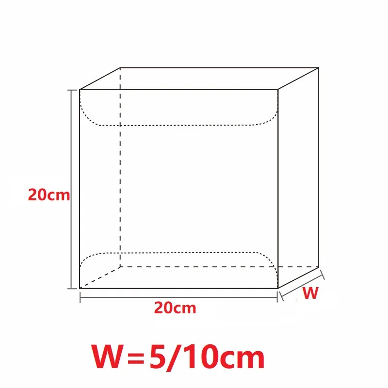 18184cm Cupcake Box Clear PVC Transparent Plastic Cake Boxes Wedding Party Gift Box And Cake Packaging box storage event&party (2)
