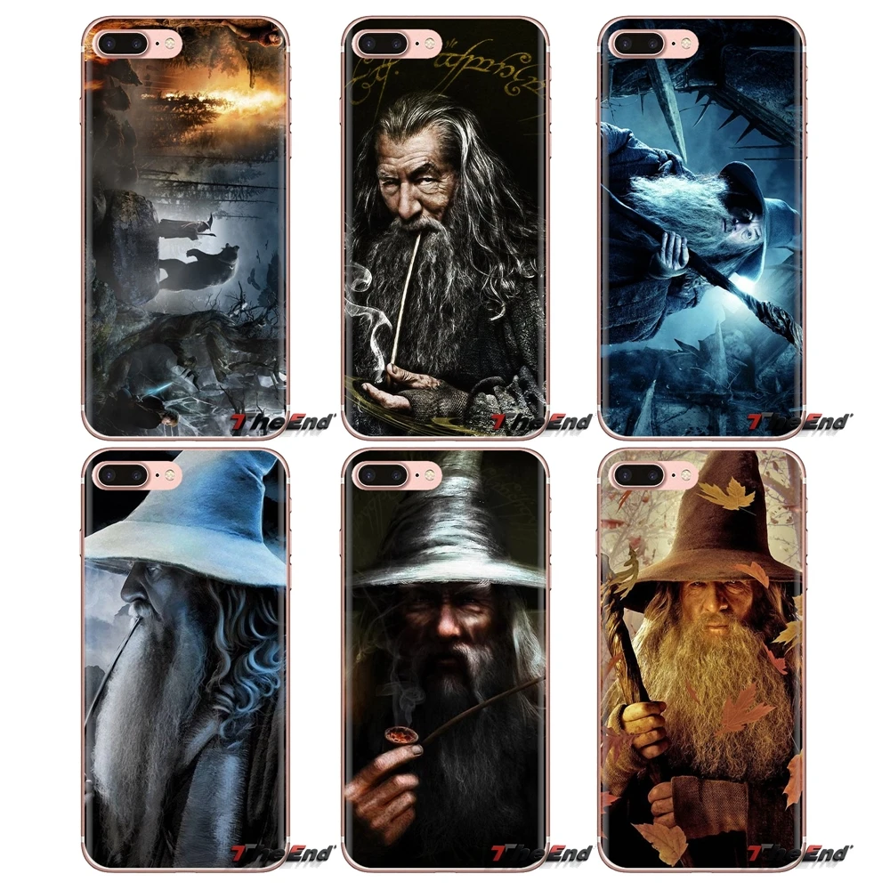 

Gandalf the Grey The Hobbit Transparent Soft Shell Covers For Huawei Mate Honor 4C 5C 5X 6X 7 7A 7C 8 9 10 8C 8X 20 Lite Pro