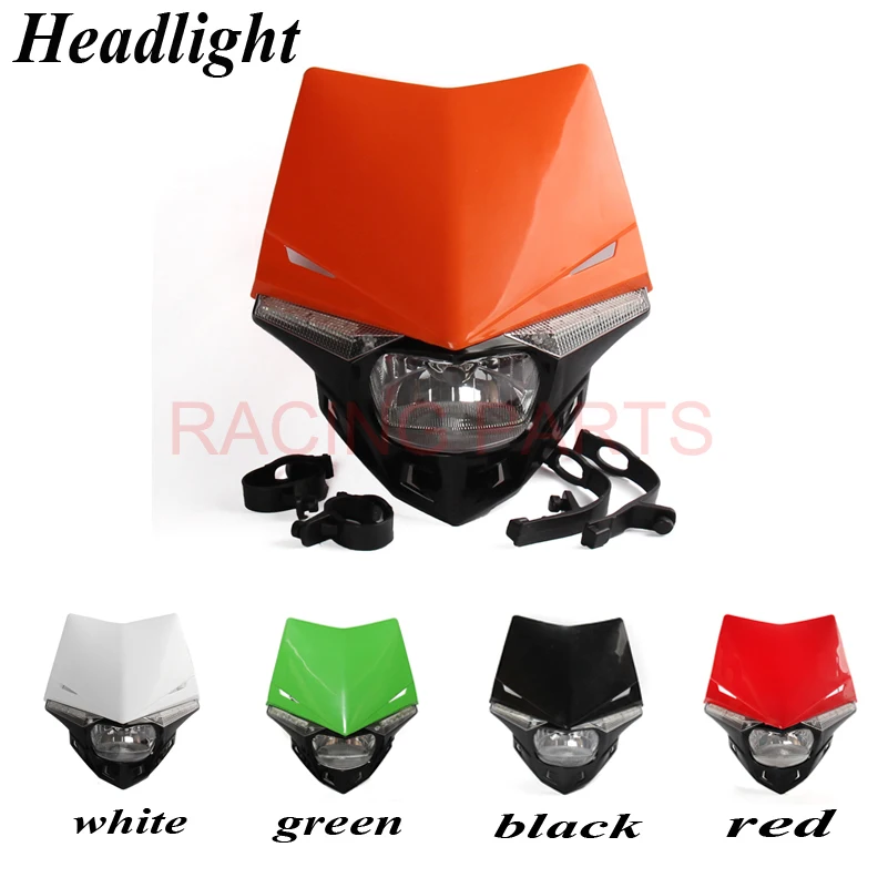

Universal Headlights Headlamp Street Fighter DUKE LC4 For EXC EXCF SX SXF SXS MXC MX Motorcycle Dirt Bike Supermotor