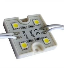 12V Водонепроницаемый IP65 светодиодный модуль 5050 4 SMD светодиодный светильник оурсиде рекламы светильник светодиодный квадратный потолочный светильник