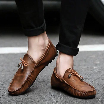 

NORTHMARCH Casual Leather Loafer Shoes Men Soft Comfortable Driving Shoes Men Moccasins Footwear Mokasin Kasual For Men Schoenen