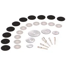 30 шт. аксессуары для Dremel HSS циркулярные пилы для дерева, металла, камня режущие пильные диски с оправкой для Dremel вращающиеся инструменты 30 шт. аксессуары для Dremel HSS циркулярные пилы для дерева, металла, камня режущие пильные диски с оправкой для Dremel вращающиеся инструменты