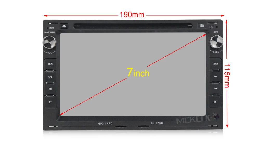 Flash Deal NaviFly Android 8.1 1024*600 Car dvd Player radio audio for Volkswagen Golf4 T4 Passat B5 Sharan GPS Navi WIFI BT SD USB 5