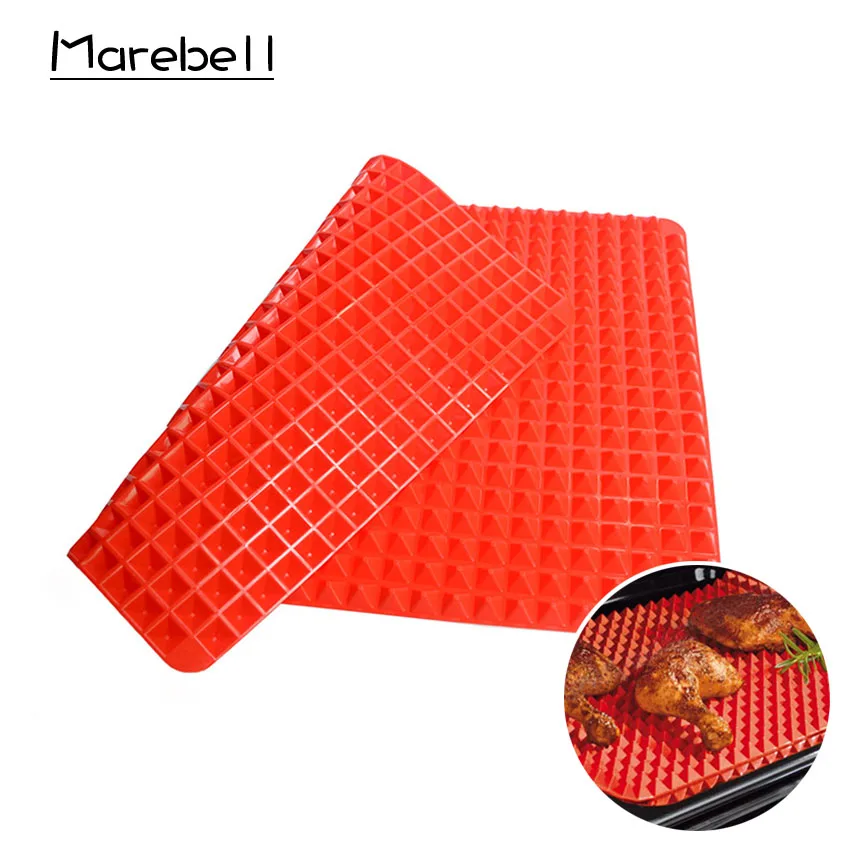 Marebell Pyramid Pan Silicone Cooking Mat Home Use Oven Pyramid