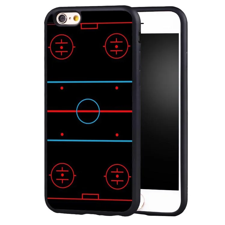 play ice hockey Soft Silicone Full Protective case Cover For iPhone X 8