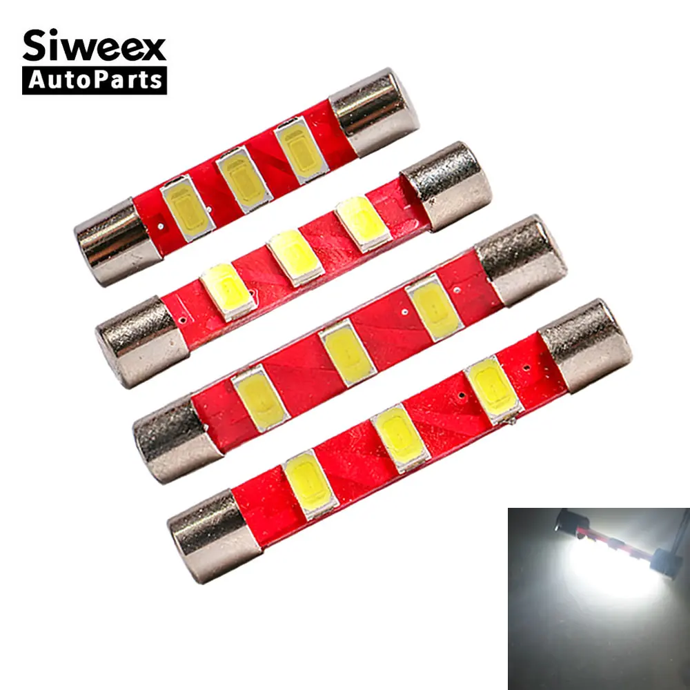 4 шт. 31 мм 36 39 41 3 5730 SMD СВЕТОДИОДНЫЙ Автомобильный купол гирлянда для чтения