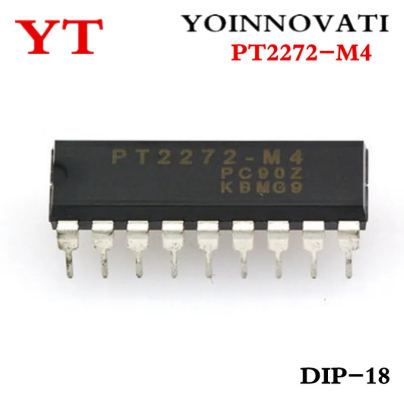 

100 шт./лот, высокое качество, PT2272 DIP-18