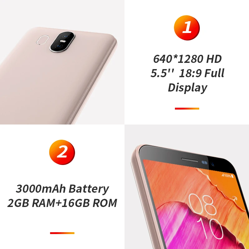 HOMTOM S17 الروبوت 8.1 رباعية النواة 5.5 \