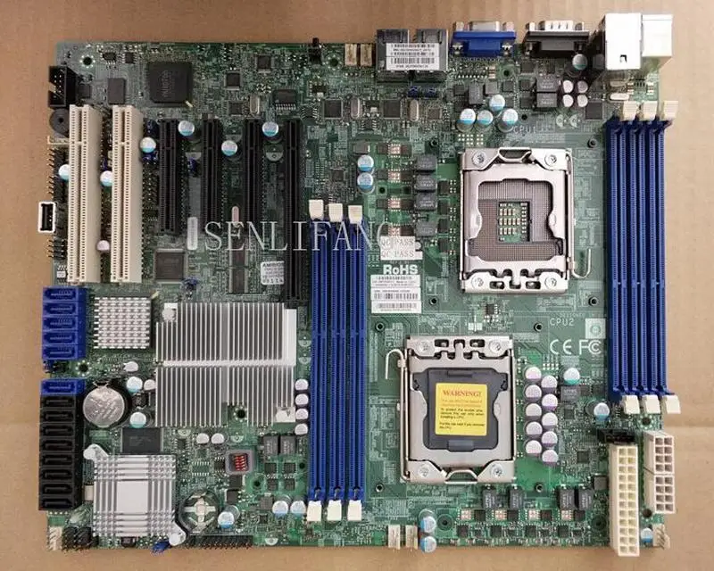 

Well Tested Working X8DTL-3F LGA 1366 DDR3 SATA2 Support X5650 X5670 for ATX VGA X58 Motherboard