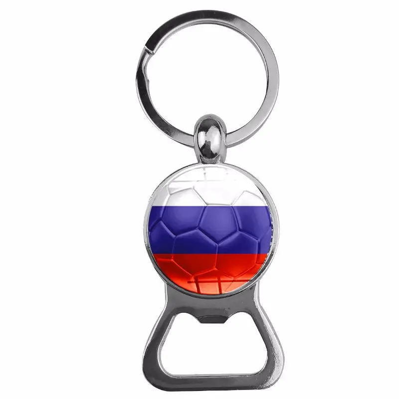 Football National Flag Key Chain for Fans Russia 2018 Spain Poland France German Portugal Serbia Customized Jewelry | Украшения и