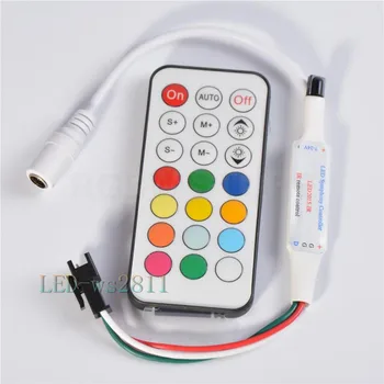 

Brand New 21 key IR controller for led strip WS2811 1903 WS2812B Module DC5V