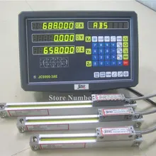 3 осевой цифровой индикации с линейной шкалой 100-1020 мм 5 микрон линейный энкодер полный dro комплекты