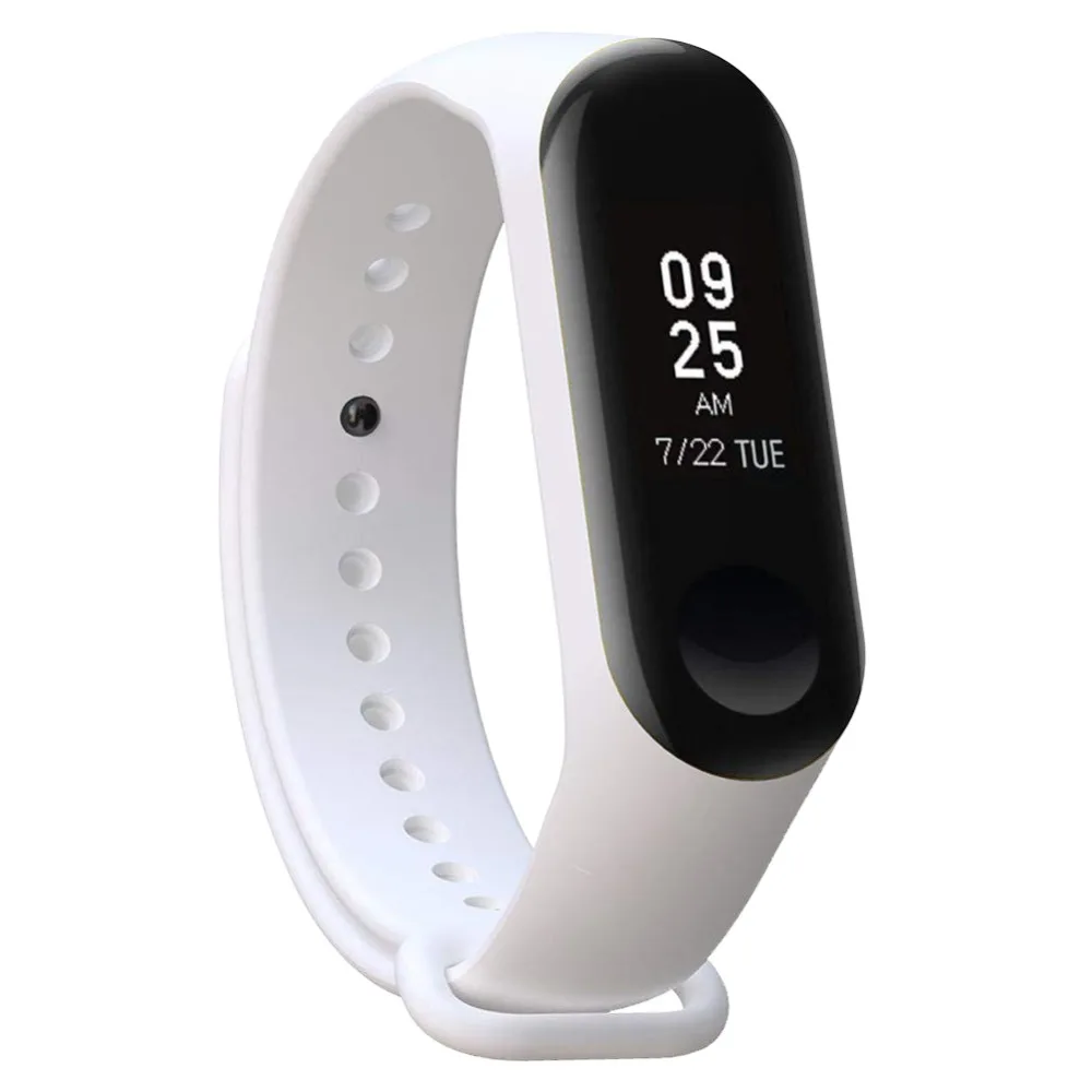 Honecumi 4 Pack Bracelet For Mi Band 3 Strap Sport Silicone Watch Wrist Band For Xiaomi Mi Band 3 Correa Smart Band Accessories (3)