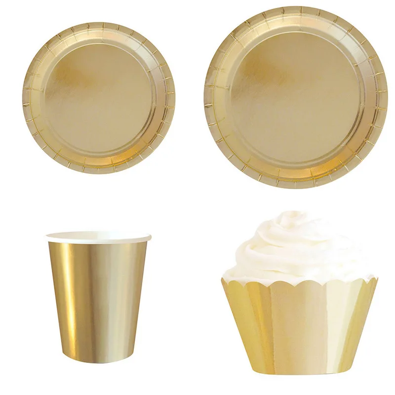 Disposable Paper Cups For Dinner Plates Drinking Wedding Banquet Party Tableware