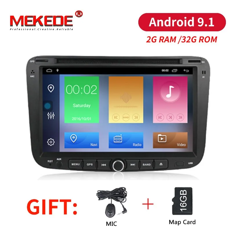 

MEKEDE Android 9.1 2G RAM 32G ROM car dvd audio radio player for GEELY Emgrand EC7 with WIFI BT GPS navigation 3G