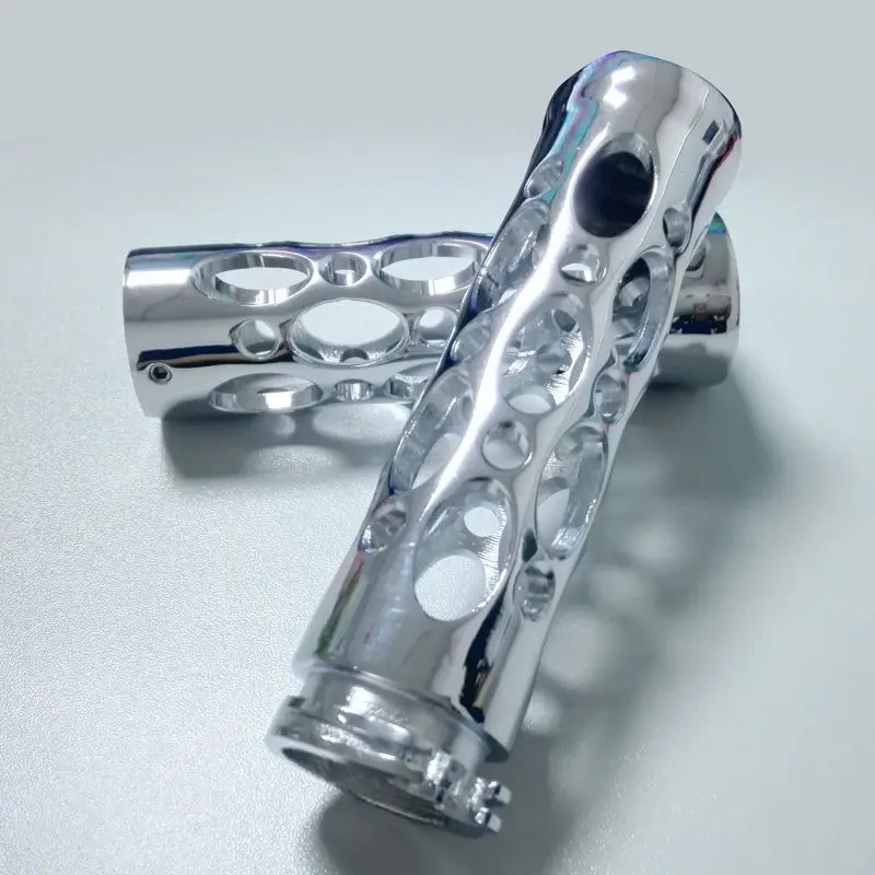 

1" Handlebar Chrome Hollow Hand Grips For Yamaha V-Star XVS 650 1100 Custom Silverado/Kawasaki VN 900 1500 1600 1700 Classic