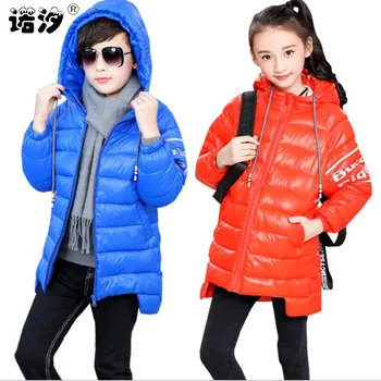 

Girls clothes kids winter thickening cotton jacket baby boys warm coat boys tops children clothing 4-11Y child clothes boys top