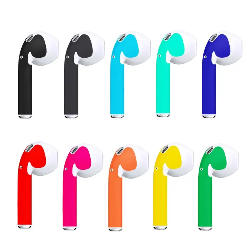 OOTDTY Прямая поставка тонкая наклейка для наушников Apple Airpods Air Pods стикер Аксессуары