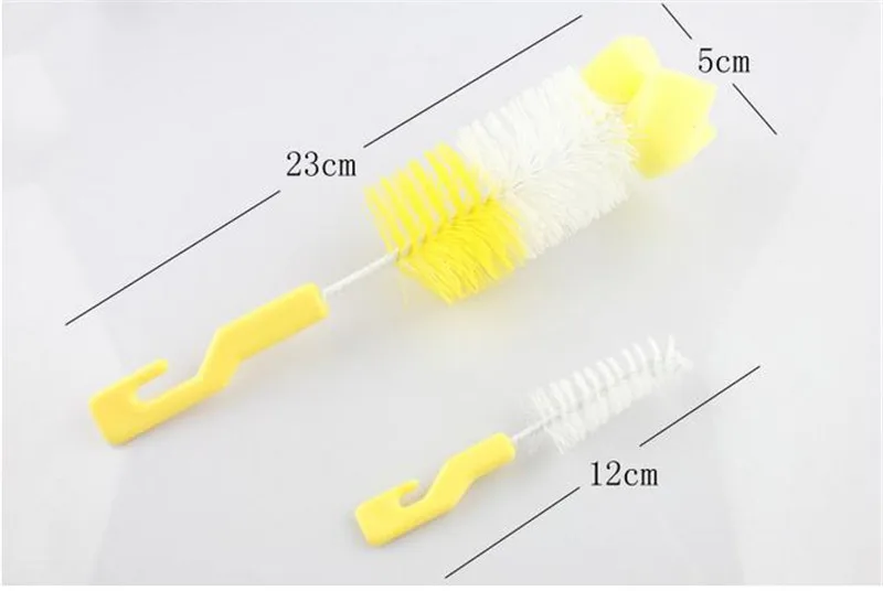 2 шт./компл. детская соска бутылки из-под молока, чашка 360 градусов губка для очистки+ соски-пустышки щетка