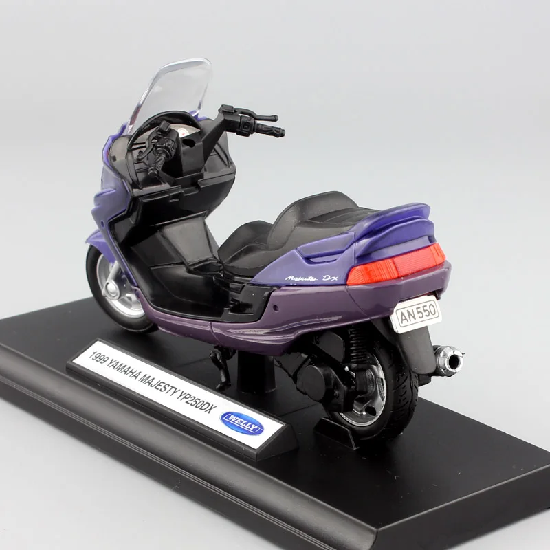 1:18 Масштаб маленький 1999 Yamaha Majesty YP250DX мотоцикл Мотоциклы скутер металлические миниатюрные модели литья под давлением с базовой коробкой детские игрушки