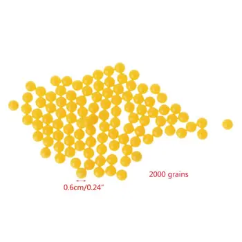 

2000pcs 6mm Hard Plastic Bb Gun Paintball Toy Pistol Sniper Bullet Ball Kids Toy 95AE
