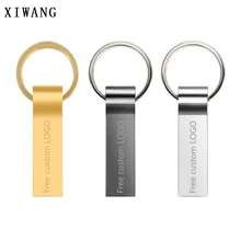 Pendrive 64GB waterdichte USB 3.0 metalen hoge snelheid 128GB pen drive 16GB 8GB 4GB USB flash Drive 32GB usb Stick gratis custom logo(China)