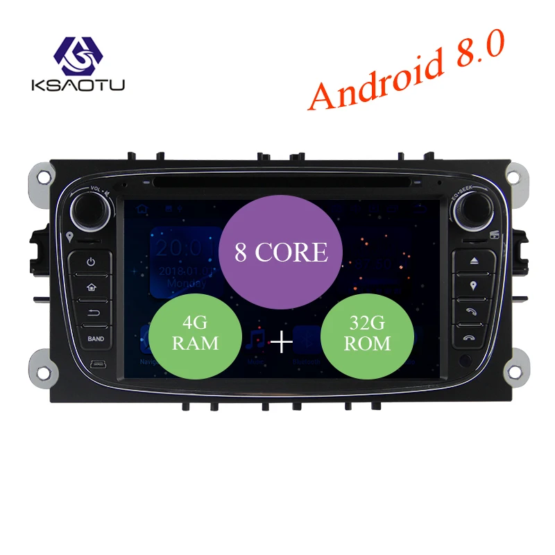 Best KSAOTU 7" DAB+ 4G Android 8.0 Car DVD Player SD GPS for Ford Mondeo Focus S/C-Max Galaxy 0 Best KSAOTU 7" DAB+ 4G Android 8.0 Car DVD Player SD GPS for Ford Mondeo Focus S/C-Max Galaxy 0