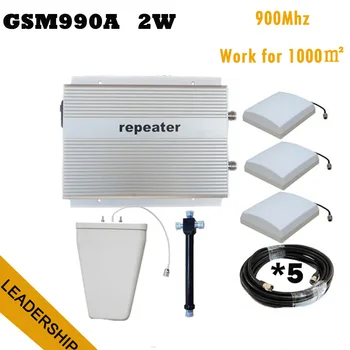 

Hot sale 85dB 33db 2W GSM990A GSM 900MHz 2G Wireless cellular mobile/cell phone signal repeater booster amplifier detector