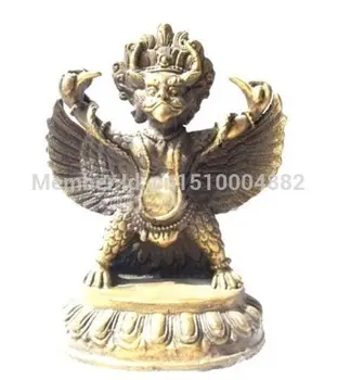 

Free shipping 0024 Tibetan nepal Buddhist bronze GARUDA statue bouddha statue