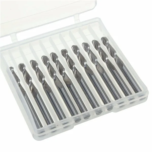 

10 Pcs 1/8 Inch Shank 2 Flutes Carbide Ball Nose End Mills 17mm Cnc Cutting Tool Wood Milling Cutter 1 Dovetail Milling Cutters
