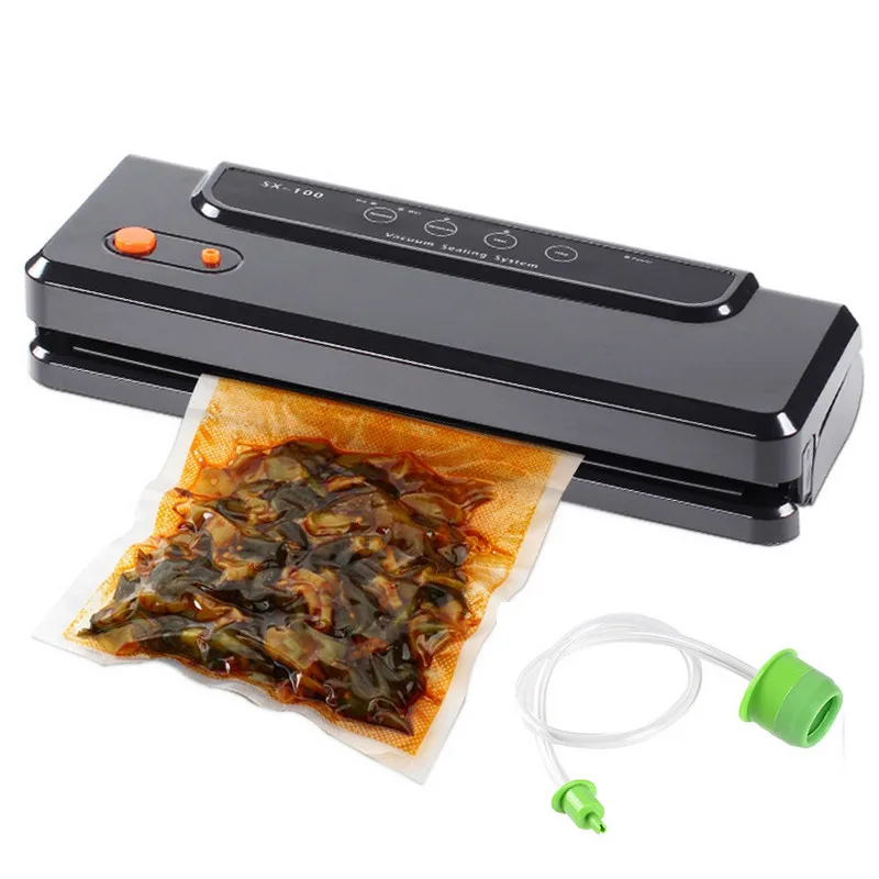 

Multi-function Vacuum Sealing Machine Home Best Vacuum Sealer Fresh Packaging Machine Food Saver Vacuum Packer Bags 150W