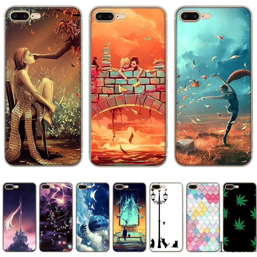 Чехол для телефона iPhone 11 Pro 7 8 6 6s Plus X XR XS Max 5 5S SE чехол Dance Dream Science Fiction | Мобильные