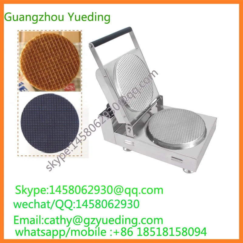 

Stainless steel stroopwafel waffle maker/dutch stroopwafels machine/syrup waffles maker