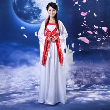 Новое Красное Атласное китайское Старинное платье династии Пери Хан платье в народном стиле танцевальная одежда платье принцессы для косплея один размер 081502