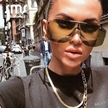 Модные очки, цельные линзы, солнцезащитные очки для мужчин и женщин, Ретро стиль, градиентные оттенки, UV400, персональные, сплав, очки, Oculos, высокое качество