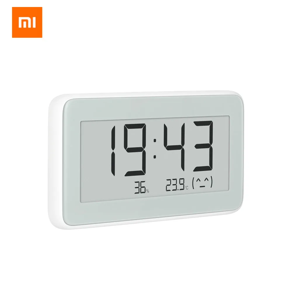 

Новинка оригинальный Xiaomi Mijia BT4.0 беспроводной умный электрический цифровой Внутренний и наружный гигрометр термометр часы набор инструментов