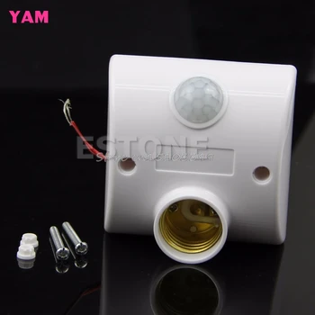 

E27 220V Infrared Motion Sensor Automatic Light Lamp Holder Switch New G08 Whosale&DropShip