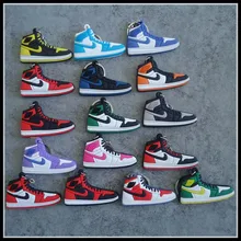 

TJP New Jordan 1 Keychain Jordan Basketball Shoes Key Chain Auto Accessories Company Gifts Variety Notes Optional