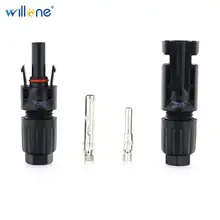 Willone Free shipping 20 pairs MC4 solar connector for 2.5mm2/4mm2/6mm2 solar cable
