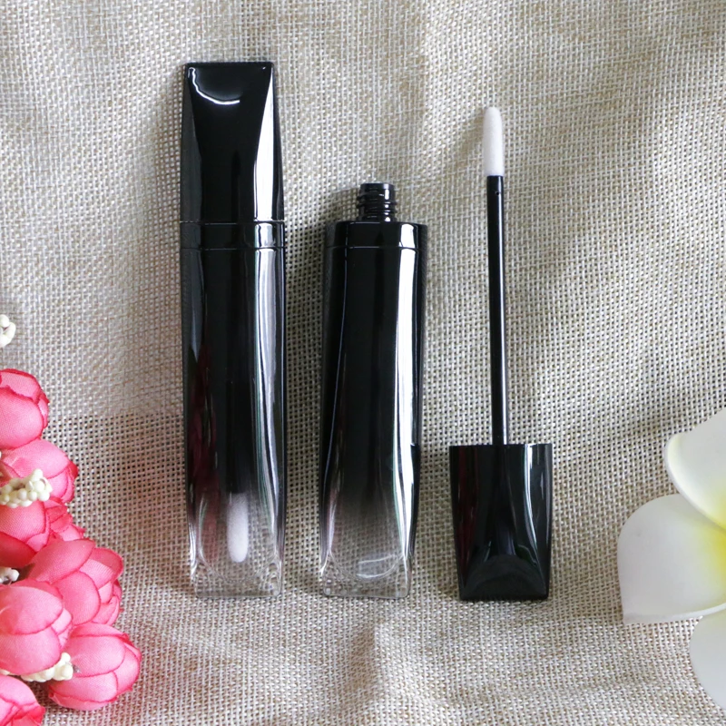 

Packaging Cosmetic Lip Gloss Containers 5ml Shiny Black Empty Makeup Lips Plump Tint Liquid Lipstick Tubes Bottles 20pcs/lot