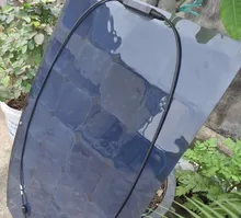 Solarparts 2PCS 100W 12V Black Color flexible solar panel solar module solar cell for RV/yacht/boat/camping car/outdoor charger