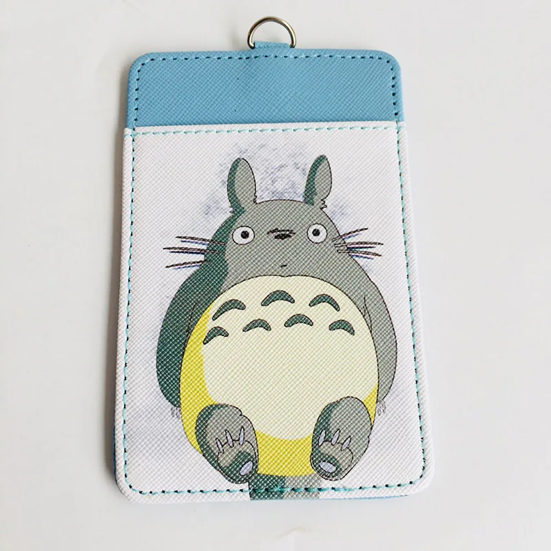 IVYYE 1 шт. Totoro No face Man аниме, плюшевая визитница из искусственной кожи с мультяшным рисунком, Кредитные ID Сумки, кошелек для монет и автобусов, подарки для девочек, новинка - Цвет: see chart