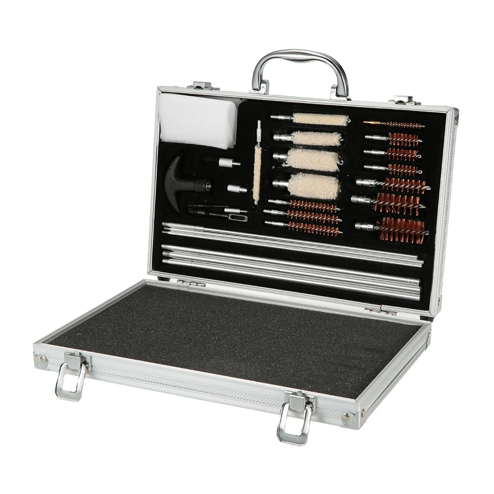 Prix pour 78 PCS Universal Fusil Pistolet Cleaner Chasse Kit de Maintenance Gun Cleaner Chasse Kit De Nettoyage Avec la Boîte De Cas de Chasse Accessoires Prix pour 78 PCS Universal Fusil Pistolet Cleaner Chasse Kit de Maintenance Gun Cleaner Chasse Kit De Nettoyage Avec la Boîte De Cas de Chasse Accessoires