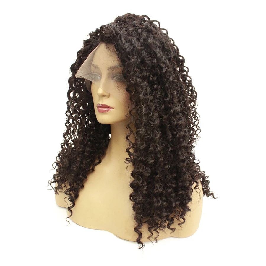 Синтетические парики на кружеве для женщин длинные кудрявые мягкие Омбре парик с темными корнями волнистые, устойчивые к нагреву волокна волос
