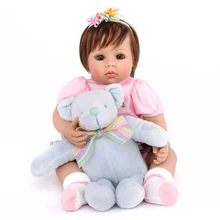 Кукла npk Reborn baby doll Очаровательное платье принцессы для девочек; 20 дюймов мягкий силиконовый любимых игрушки Детский приятель для маленьких мальчиков подарок на день рождения милый