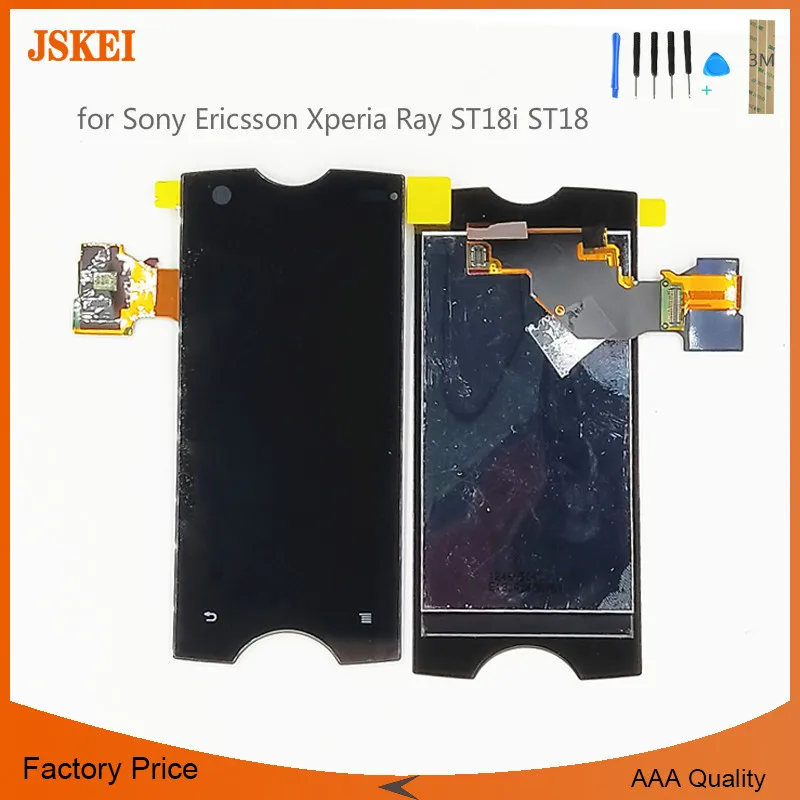 3 дюйма для Sony Ericsson Xperia Ray ST18i ST18 ЖК-дисплей с кодирующий преобразователь