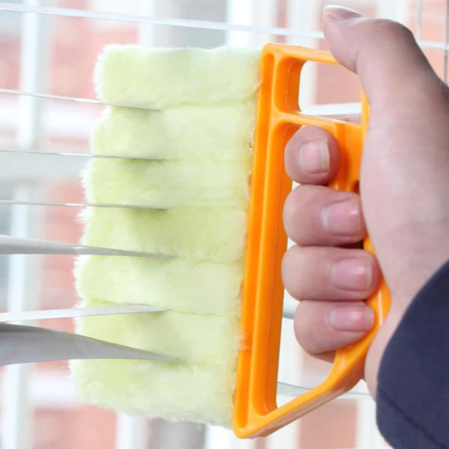 Hand Window Cleaning Brush Venetian Blind Blade Cleaner Washable Hand Window Cleaning Brush Venetian Blind Blade Cleaner Washable Duster Clean Household Tool