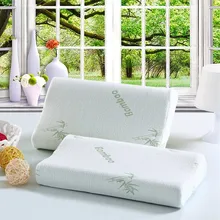 Высококачественная подушка из бамбукового волокна с эффектом памяти, впитывающая пот и уход, поддерживает для снятия усталости шеи Подушка для расслабления