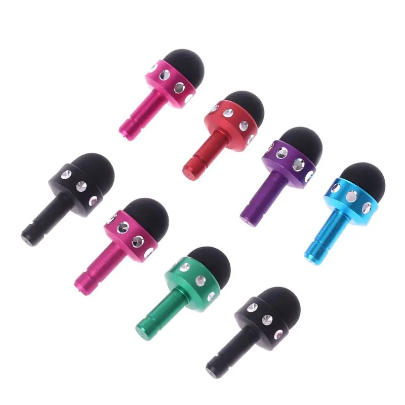 

8x 3.5mm Earphone Jack Dust Plug Cover Mini Stylus Touch Pen ForiPhone iPod i Pad