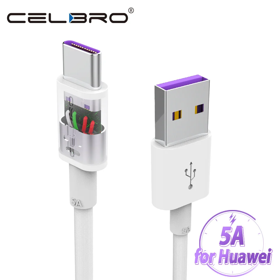 

Original for Huawei SuperCharge USB Type C Cable 5A for Huawei P20 P10 Plus Mate 10 9 Pro Honor V10 10 V9 9 8 Fast Charger Cable